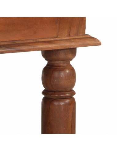 Tavolino da Salotto 110x60x40 cm in Legno Massello di Acacia