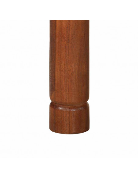 Tavolino da Salotto 110x60x40 cm in Legno Massello di Acacia