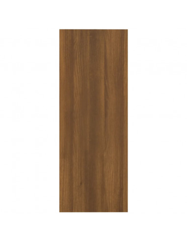 Tavolino Consolle Rovere Marrone 105x30x80 cm Legno Multistrato