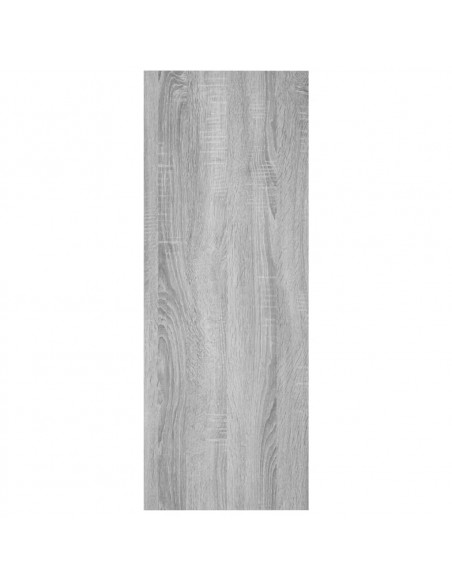 Tavolino Consolle Grigio Sonoma 105x30x80 cm Legno Multistrato