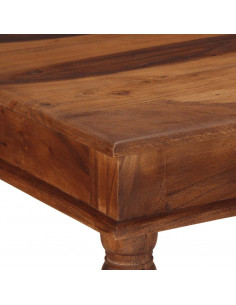 Tavolo da Pranzo 120x60x77 cm in Legno Massello di Acacia