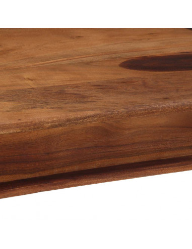 Tavolo da Pranzo 120x60x77 cm in Legno Massello di Acacia