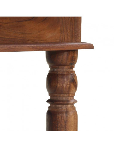 Tavolo da Pranzo 120x60x77 cm in Legno Massello di Acacia