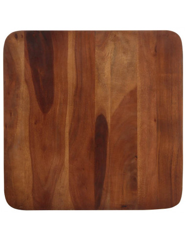 Tavolo da Bar 60x60x107 cm in Legno Massello di Acacia