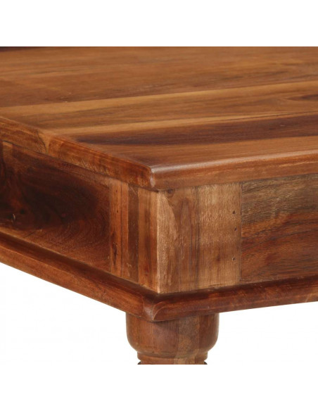 Tavolo da Bar 120x60x107 cm in Legno Massello di Acacia