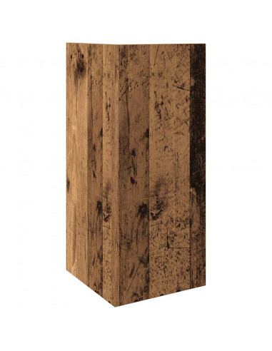 Tavolino Laterale con Ripiano Legno Antico 25,5x27x60 cm