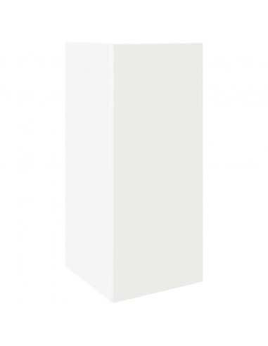 Tavolino Laterale con Ripiano Bianco 25,5x27x60 cm