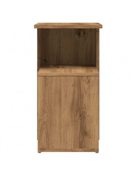 Tavolino da Salotto Rovere Artigianale 36x30x56cm in Truciolato