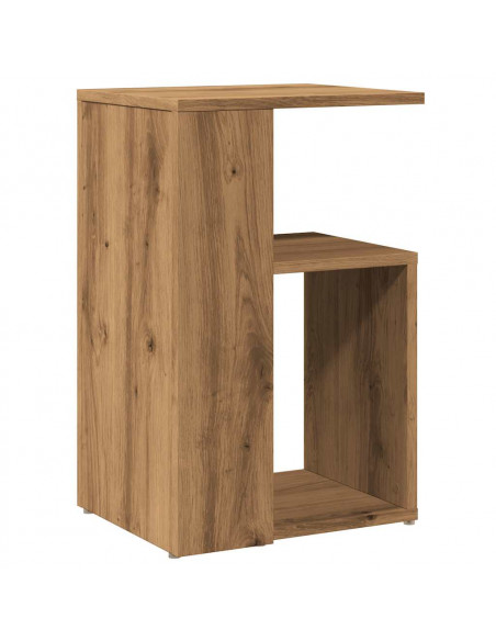 Tavolino da Salotto Rovere Artigianale 36x30x56cm in Truciolato