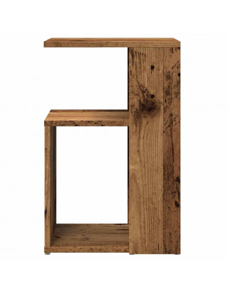 Tavolino da Salotto Legno Antico 36x30x56 cm Legno Multistrato