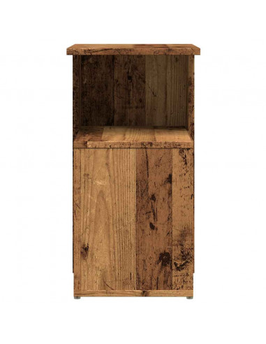 Tavolino da Salotto Legno Antico 36x30x56 cm Legno Multistrato