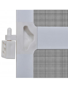 Zanzariera con Cardini per Porte Bianca 100 x 215 cm