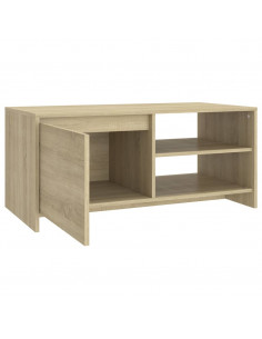 Tavolino da Salotto Rovere Sonoma 102x50x45cm Legno Multistrato