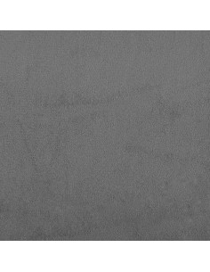 Set Divani 2 pz con Cuscini Grigio Scuro in Tessuto Microfibra