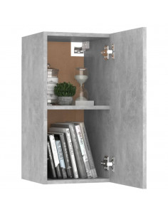 Set di Mobili Porta TV 4 pz Grigio Cemento in Legno Multistrato