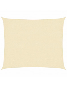 Vela Parasole 160 g/m² Crema 2,5x3 m in HDPE 2