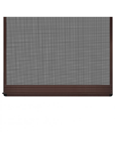 Zanzariera con Cardini per Porte Marrone 100 x 215 cm