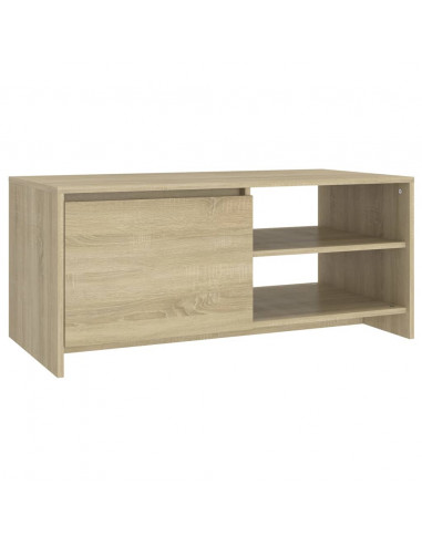 Tavolino da Salotto Rovere Sonoma 102x50x45cm Legno Multistrato