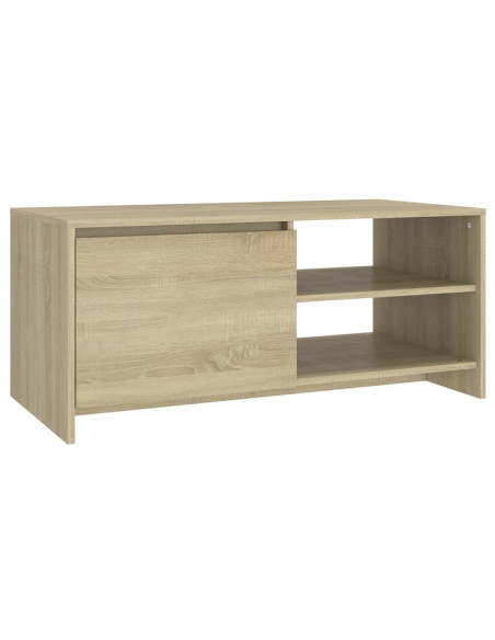 Tavolino da Salotto Rovere Sonoma 102x50x45cm Legno Multistrato