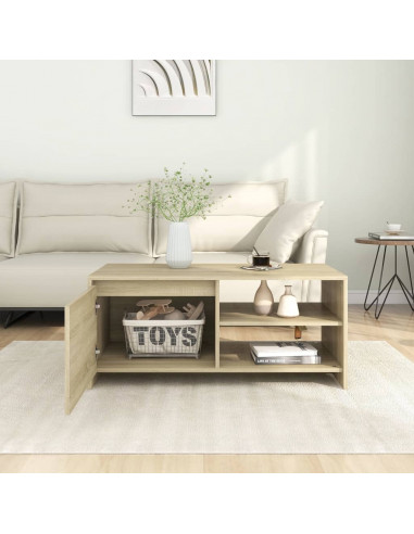 Tavolino da Salotto Rovere Sonoma 102x50x45cm Legno Multistrato