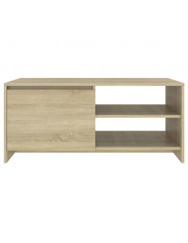 Tavolino da Salotto Rovere Sonoma 102x50x45cm Legno Multistrato