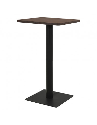 Tavolo da Bistrot Cenere Scuro 70x70x107 cm