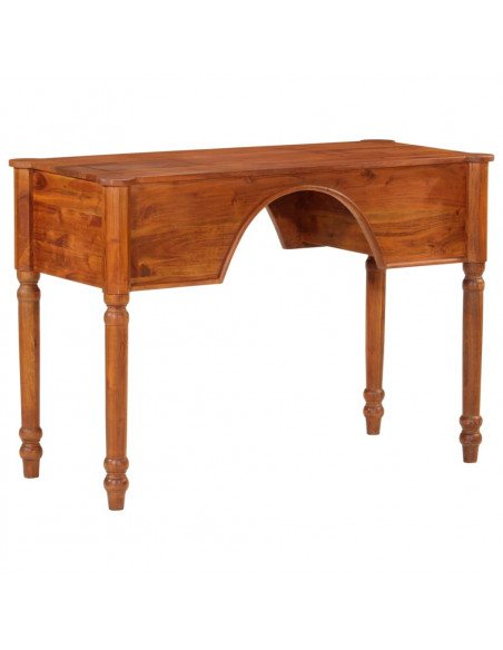 Scrivania con Cassetti 110x50x76 cm in Legno Massello di Acacia