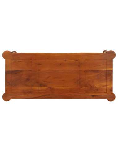 Scrivania con Cassetti 110x50x76 cm in Legno Massello di Acacia