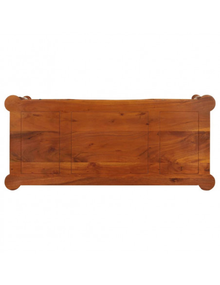 Scrivania con Cassetti 110x50x76 cm in Legno Massello di Acacia