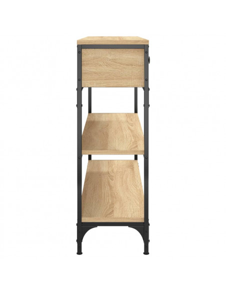 Tavolo Consolle Rovere Sonoma 100x25x75 cm in Legno Multistrato