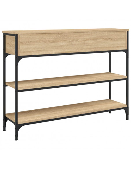 Tavolo Consolle Rovere Sonoma 100x25x75 cm in Legno Multistrato
