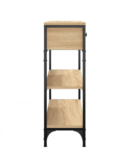 Tavolino Consolle Rovere Sonoma 72,5x25x75cm Legno Multistrato