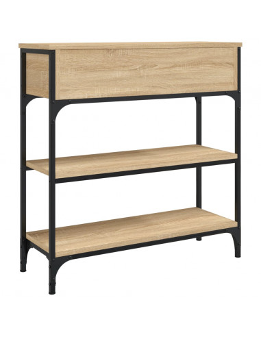 Tavolino Consolle Rovere Sonoma 72,5x25x75cm Legno Multistrato