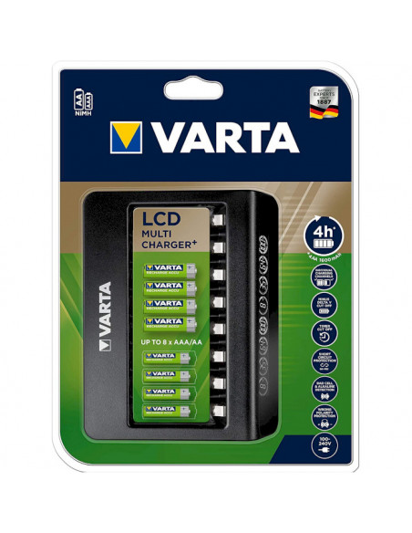 Varta LCD Multi Charger+ carica batterie Batteria per uso domestico AC