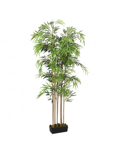 Albero Bambù Artificiale 1605 Foglie 180 cm Verde