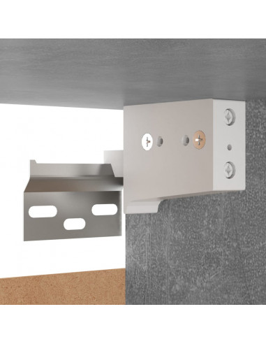 | Mobile TV da Muro | 2 pcs Grigio cemento 30.5 x 30 x 60 cm