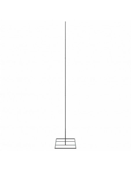 Albero di Natale Decorativo in Metallo Nero 180 cm