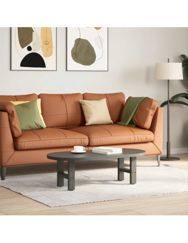 Gambe per Tavolino 2 pz Antracite 30×30 cm in Acciaio