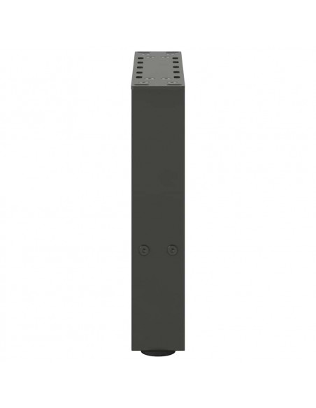 Gambe per Tavolino 2 pz Antracite 30×30 cm in Acciaio
