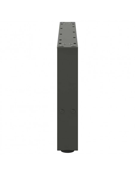 Gambe per Tavolino 2 pz Antracite 30×60 cm in Acciaio