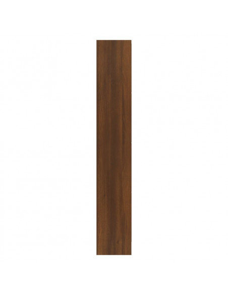 Scarpiera Rovere Marrone 63x24x147 cm in Legno Multistrato