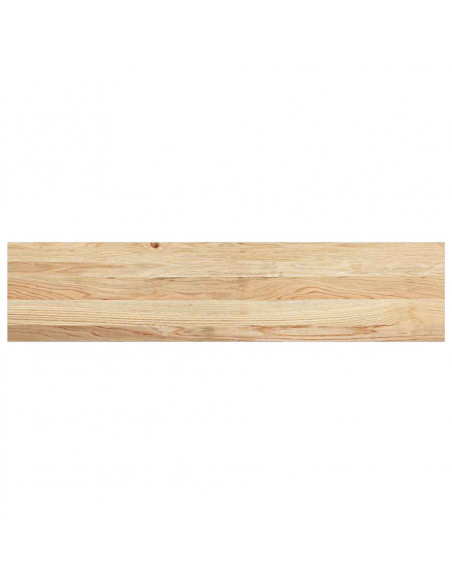 Gradini 12 pz 110x25x2 cm in Rovere Massello Non Trattato