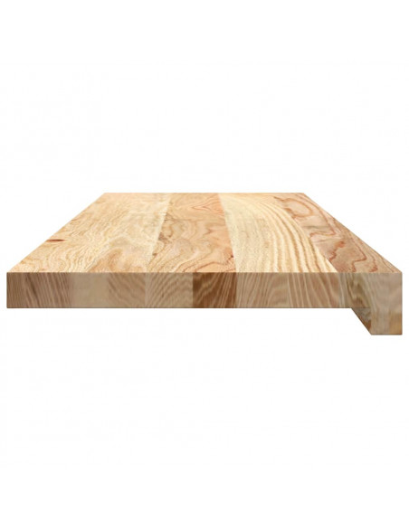 Gradini 12 pz 70x25x2 cm in Rovere Massello Non Trattato