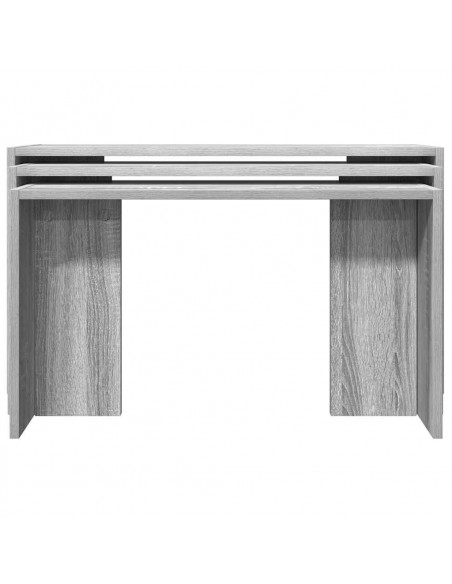Tavolini Impilabili 3 pz Grigio Sonoma in Legno Multistrato