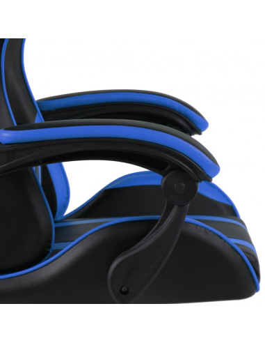 Sedia da Gaming Nero e Blu in Similpelle