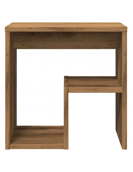 Comodini 2pz Rovere Artigianale 40x30x40 cm in Truciolato