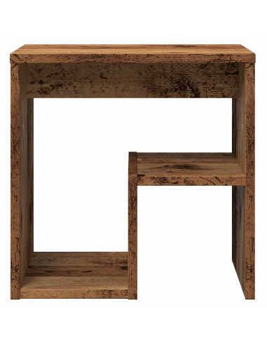 Comodini Legno Antico 2 pz 40x30x40 cm in Legno Multistrato