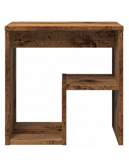 Comodini Legno Antico 2 pz 40x30x40 cm in Legno Multistrato