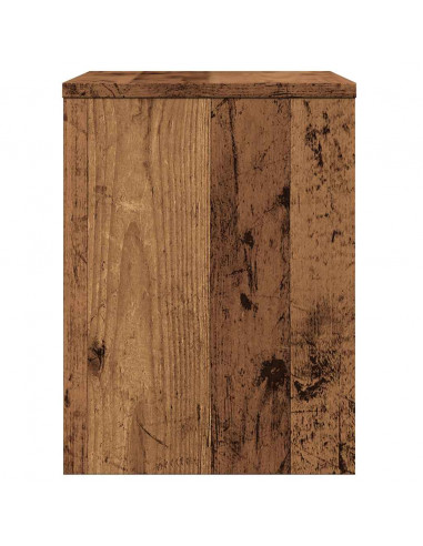 Comodini Legno Antico 2 pz 40x30x40 cm in Legno Multistrato