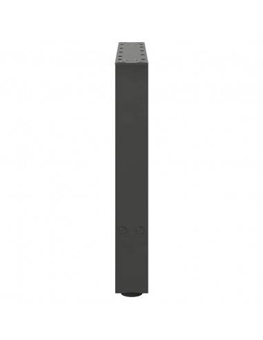 Gambe per Tavolino da Caffè Antracite 2 pz 50x(42-43) cm Acciaio